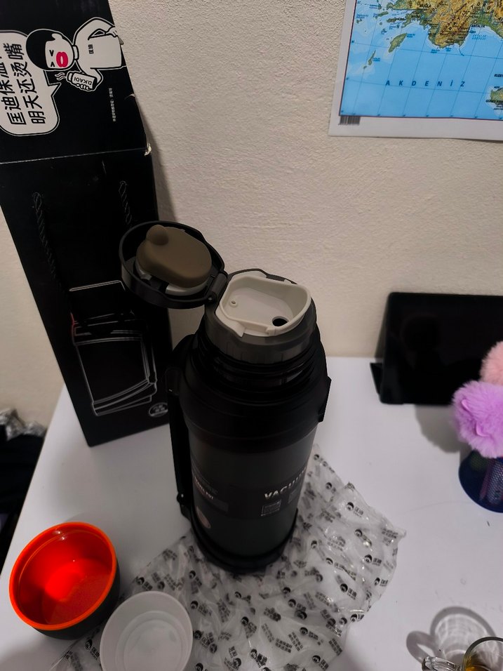 Siyah termos Kapaklı - Görsel 2