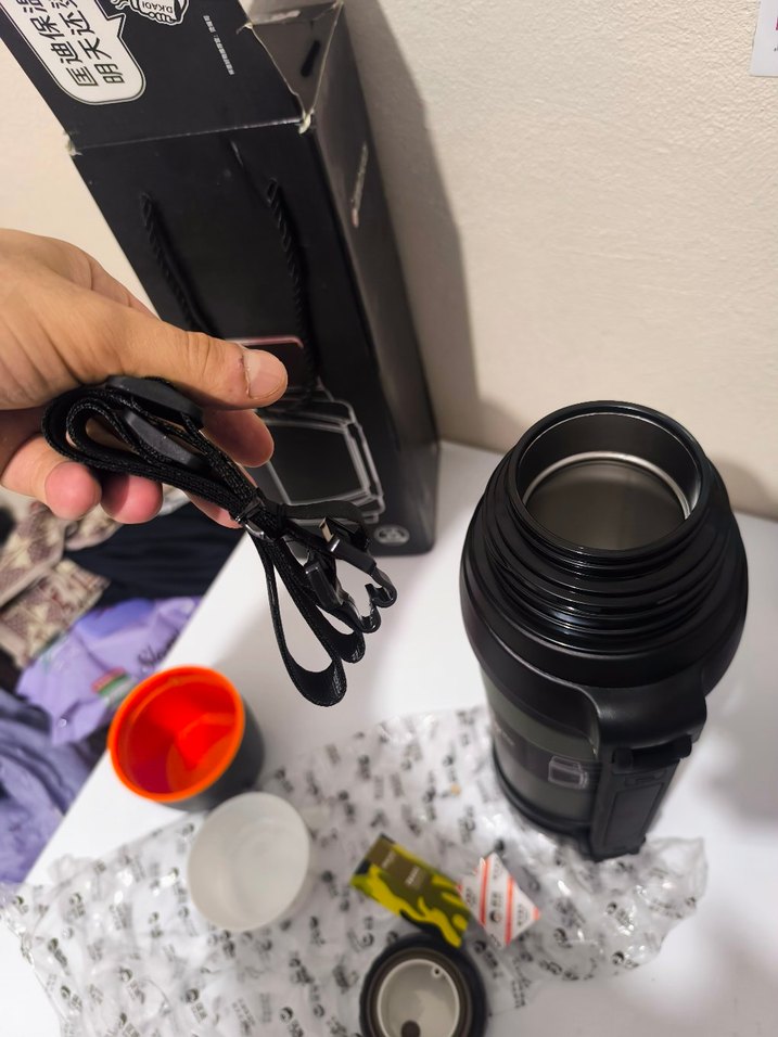 Siyah termos Kapaklı - Görsel 3