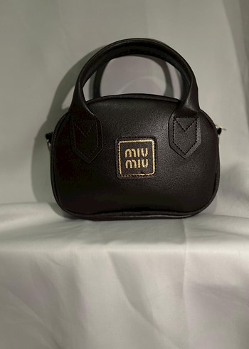 Miu Miu Kahverengi Deri Kadın Çanta - Görsel 7