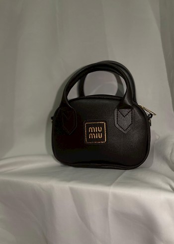 Miu Miu Kahverengi Deri Kadın Çanta - Görsel 5