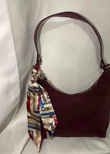 Bordo Sokak Stili Kadın Çanta - Görsel 5