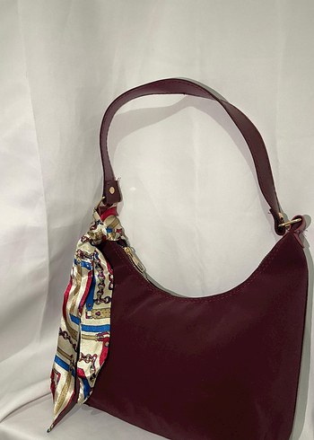 Bordo Sokak Stili Kadın Çanta - Görsel 4