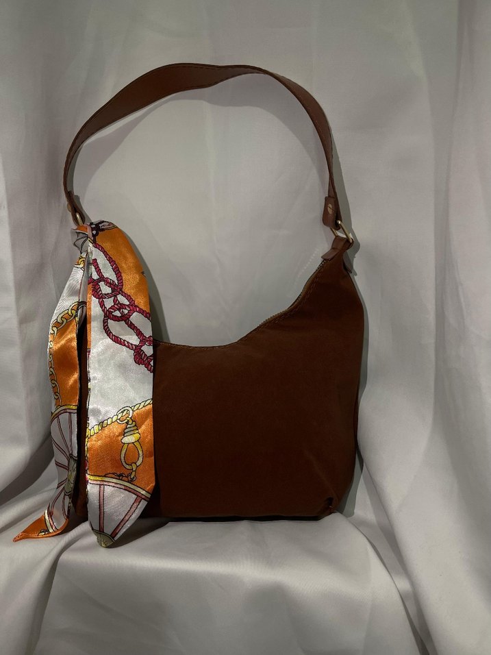 Kahverengi Tokalı Kadın Omuz Çantası - Görsel 3