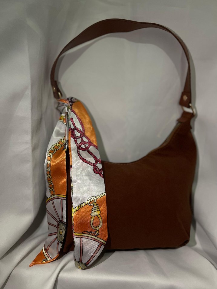 Kahverengi Tokalı Kadın Omuz Çantası - Görsel 2