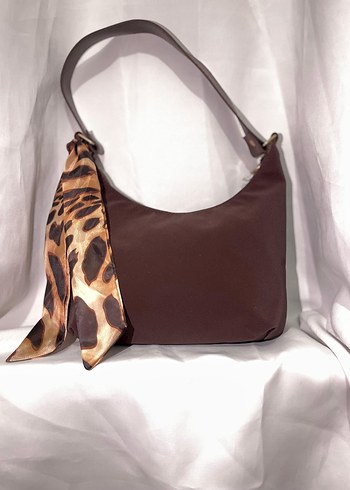 Kahverengi Deri Leopar Desenli Kadın Çanta - Görsel 3