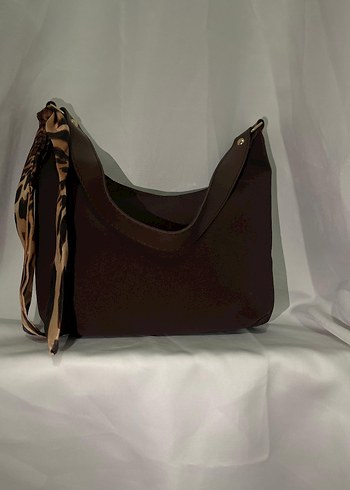 Kahverengi Deri Leopar Desenli Kadın Çanta - Görsel 5