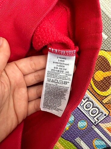 24-36 Ay Beden kırmızı Renk GAP SWEATSHIRT