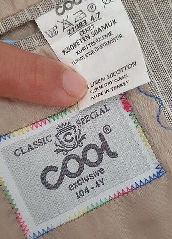 Gömlek yelek çeket 3 lü takım - Görsel 5