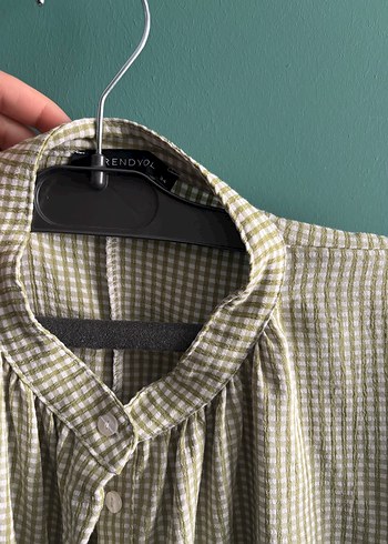 Düğmeli Uzun Kollu Gömlek - Görsel 2