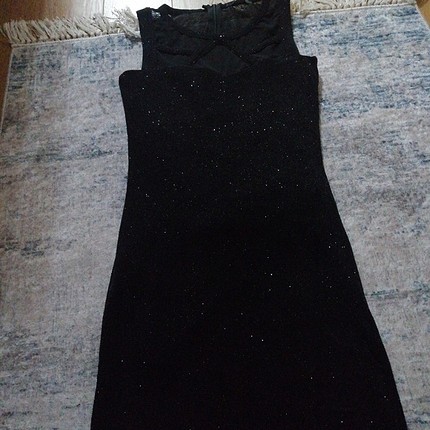 s Beden siyah Renk mini elbise 