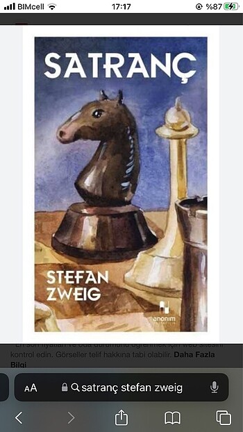  Stefan Zweig 14lü Kitap Seti *Satranç*