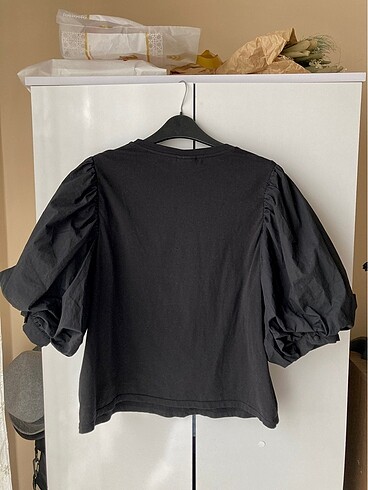 m Beden siyah Renk Vintage gothic balonkol bluz H&M