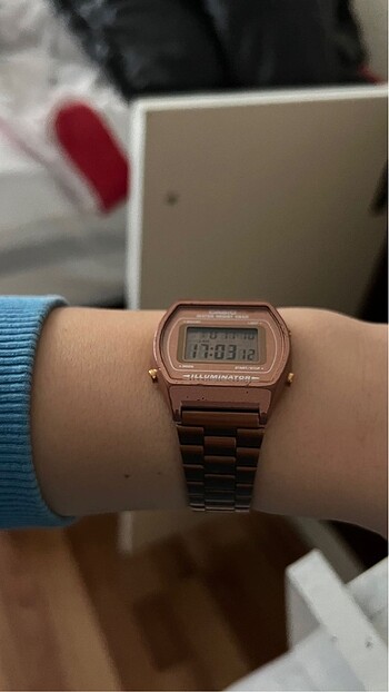 Beden kahverengi Renk Casio kadın kol saati retro