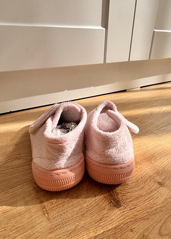 Kız Çocuk Pembe Sıcak Terlik - Görsel 5