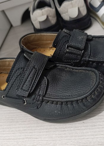 Tokalı Siyah Erkek Çocuk gerçek Deri Loafer - Görsel 8
