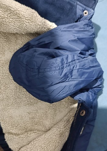 Kürklü Detaylı Lacivert Erkek Mont - Görsel 3