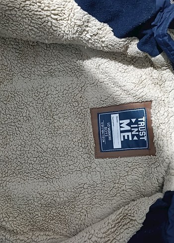 Kürklü Detaylı Lacivert Erkek Mont - Görsel 5