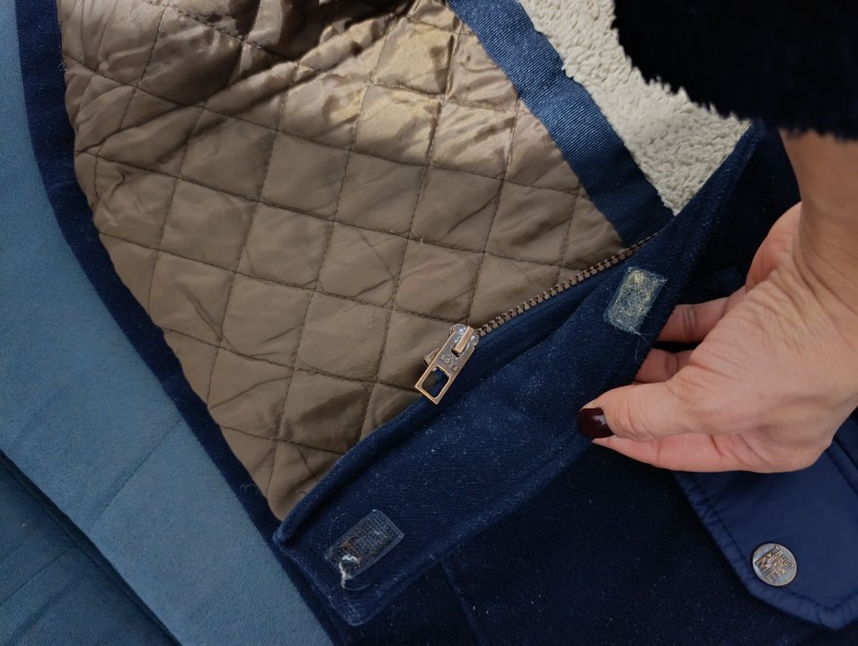 Kürklü Detaylı Lacivert Erkek Mont - Görsel 4