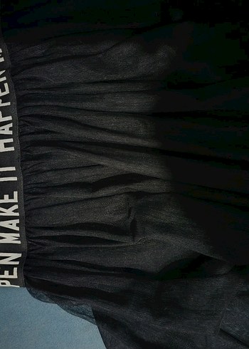 Kız Çocuk Siyah Çizgili Pilili Elbise - Görsel 8