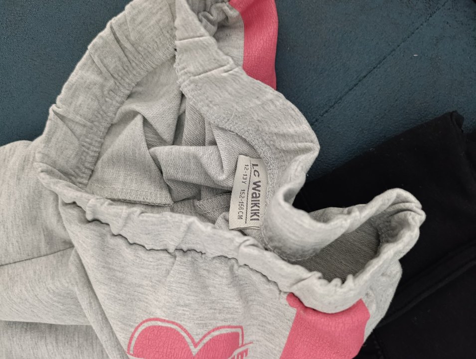 Gri Hamile Spor Midi Etek - Görsel 3