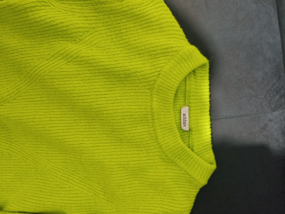 Sarı Balıkçı Yaka Kadın Triko - Görsel 2