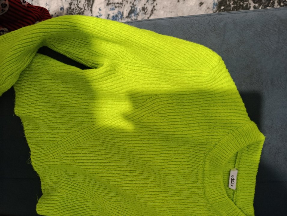 Sarı Balıkçı Yaka Kadın Triko - Görsel 3