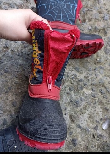 Renkli Spiderman Baskılı Erkek Çizme - Görsel 3