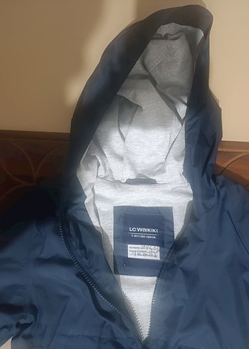 Erkek Çocuk Lacivert Kapüşonlu Fermuarlı Ceket - Görsel 2