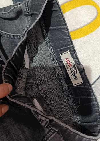 Kadın Gri Denim Regular Fit Kot Pantolon - Görsel 4