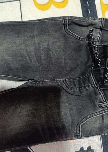 Kadın Gri Denim Regular Fit Kot Pantolon - Görsel 2