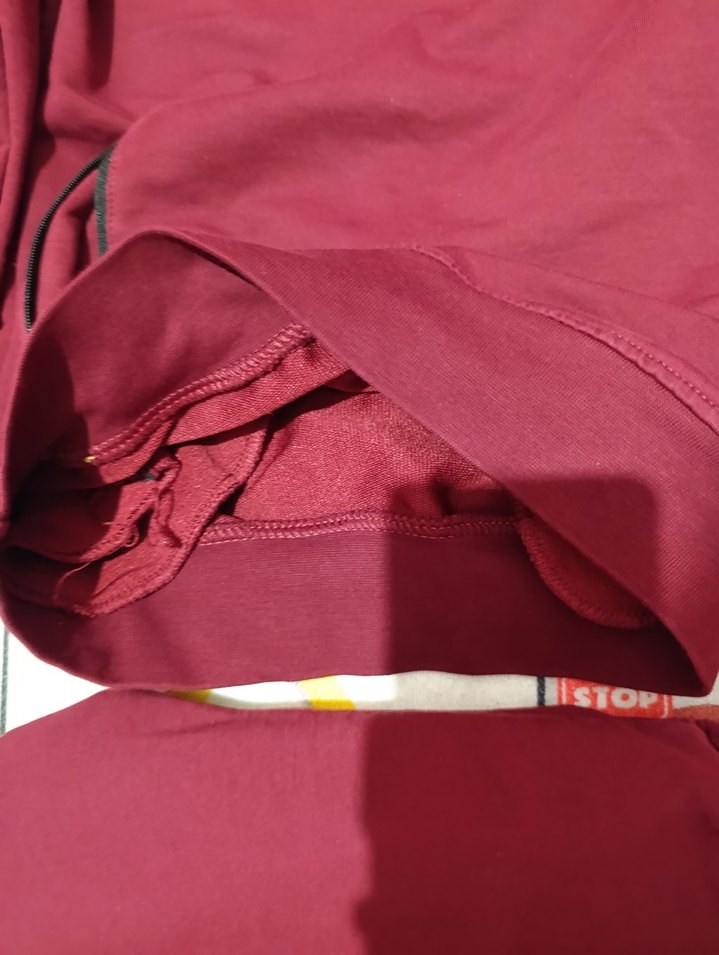 Bordo Fermuarlı Erkek Eşofman Takımı - Görsel 2