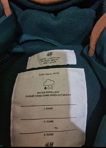 6 Yaş Beden H&m mont
