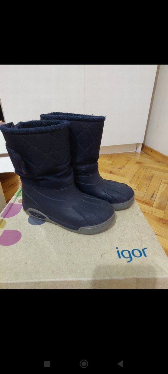 Mavi Erkek Çocuk Lastik Bot - Görsel 2