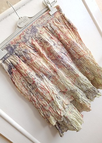 Bohem Mini Pilili  Keten Etek - Görsel 3