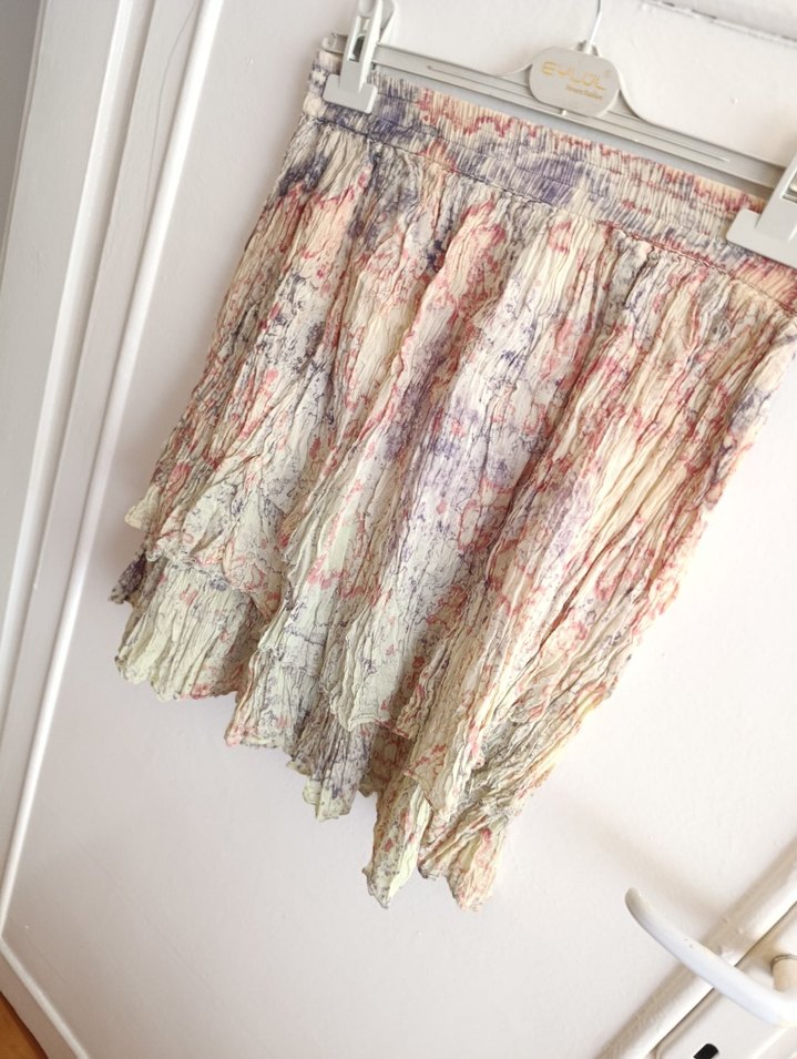 Bohem Mini Pilili  Keten Etek - Görsel 2