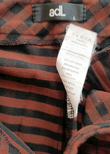 Bordo Kareli Tokalı Kumaş Pantolon - Görsel 9