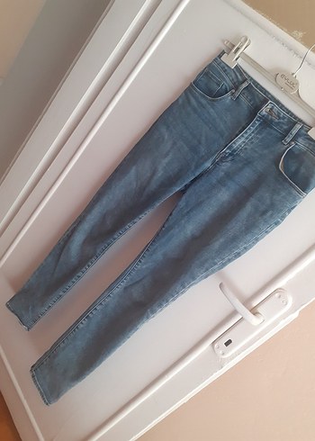 Günlük Kullanım İçin Mavi Kadın Denim Pantolon