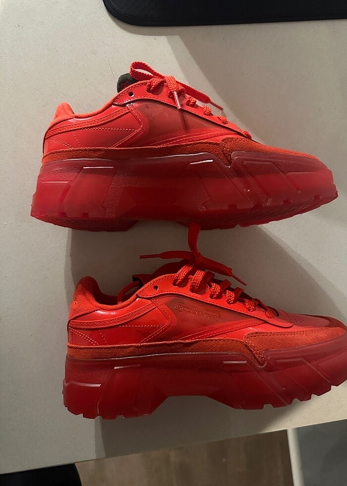 Reebok Cardi-b kırmızı spor ayakkabı - Görsel 4