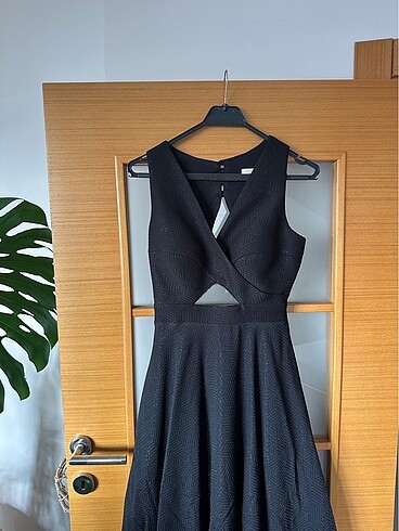 Gece elbisesi siyah uzun abiye - Görsel 8