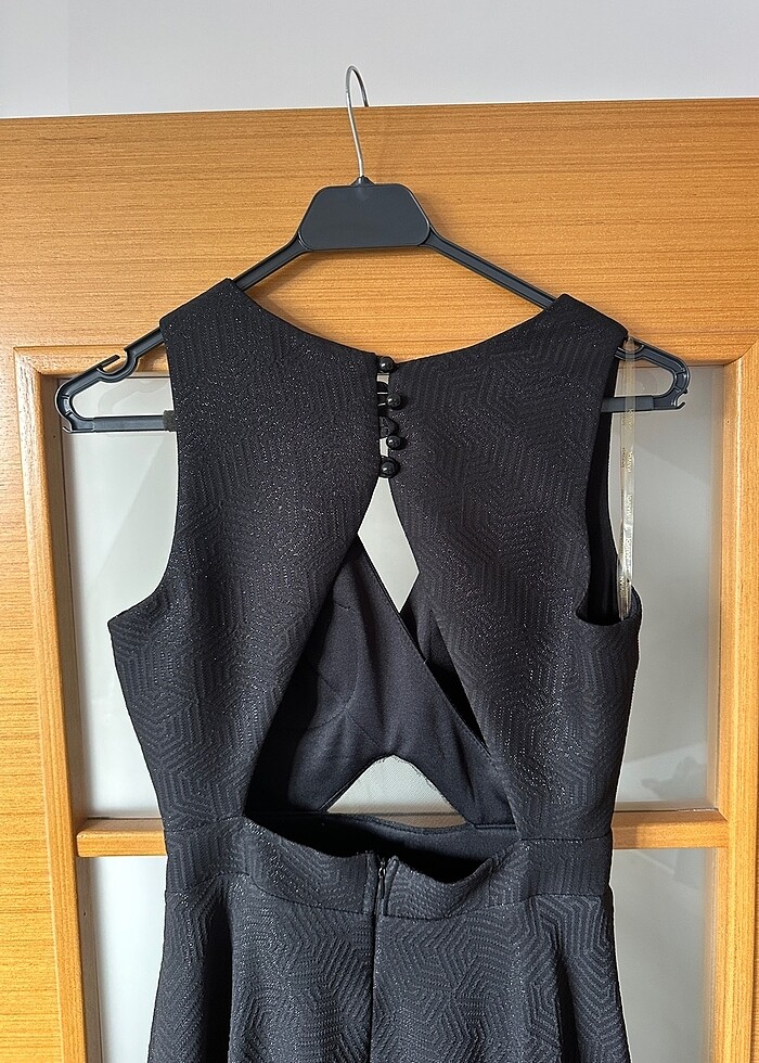 Gece elbisesi siyah uzun abiye - Görsel 2