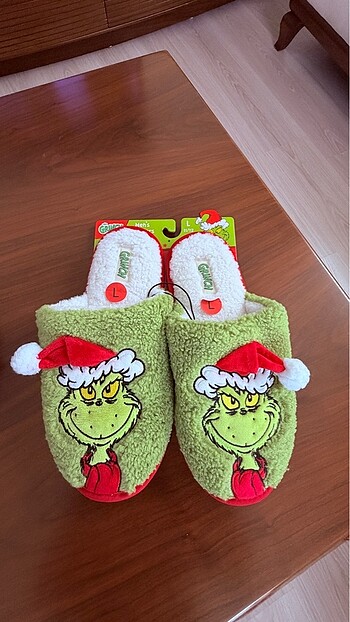 44-45 numara The grinch erkek ev terliği - Görsel 3