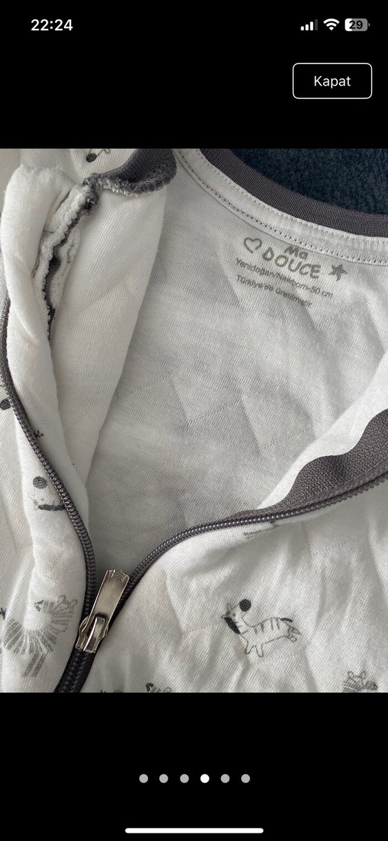 Yenidoğan uyku tulumu - Görsel 2