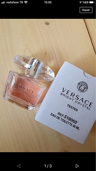 Versace tester indirimli son fiyat 