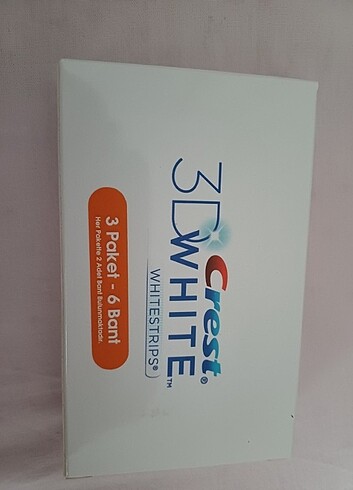 Oral-B crest 3d white dis beyazlatma bandi