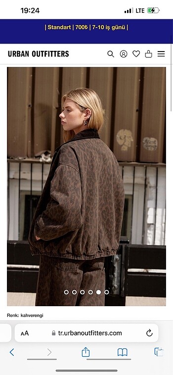 s Beden Bdg leopar desenli jean
