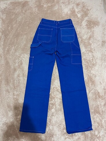xs Beden Mavi wide leg jean