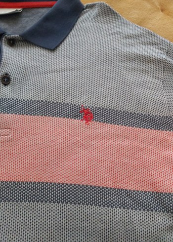 Düğmeli Gri Erkek Polo Tişört - Görsel 4