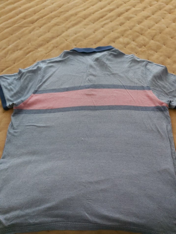 Düğmeli Gri Erkek Polo Tişört - Görsel 5