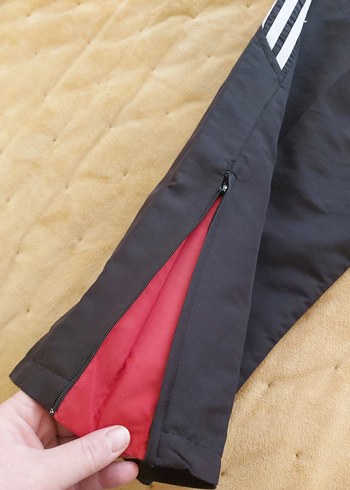 Erkek Siyah Fermuarlı Eşofman Altı - Görsel 2