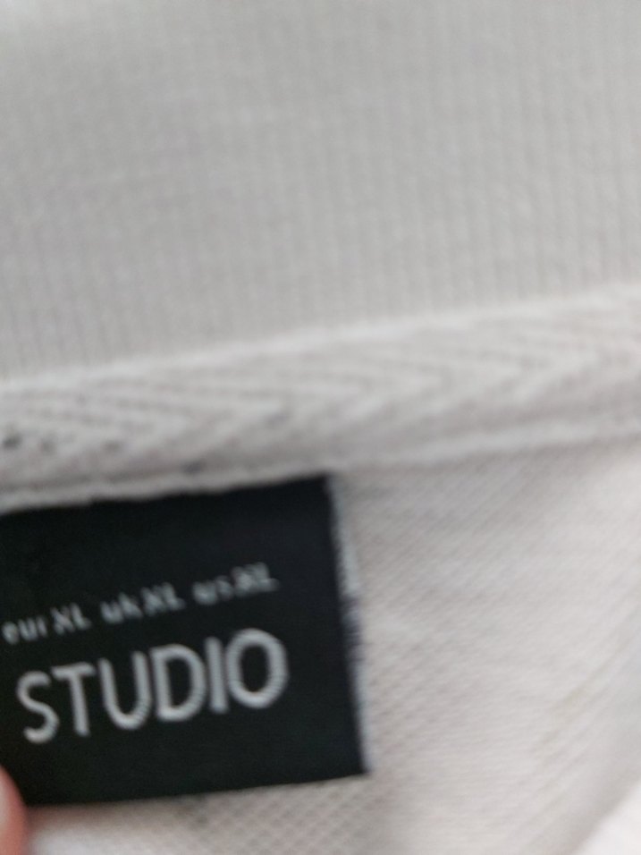 Desenli Beyaz Erkek Polo Tişört - Görsel 3